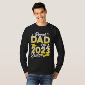 Papa van een hoger Afstuderen van 2023 T-shirt (Voorkant volledig)