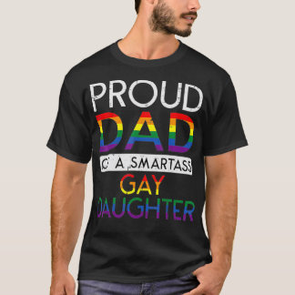 Papa van een homoseksuele dochter pr. t-shirt
