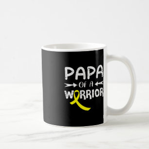 Papa van een krijger tegen vader kinderkanker koffiemok