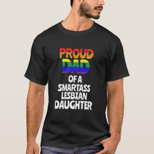 Papa van een lesbische dochter Gift LGBT T-shirt