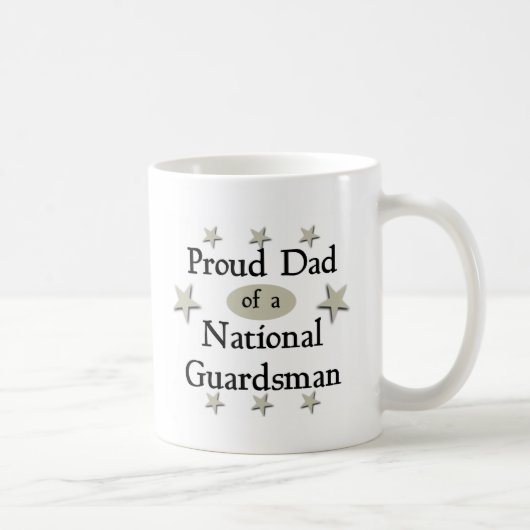 Papa van een nationale garde koffiemok (Rechts)