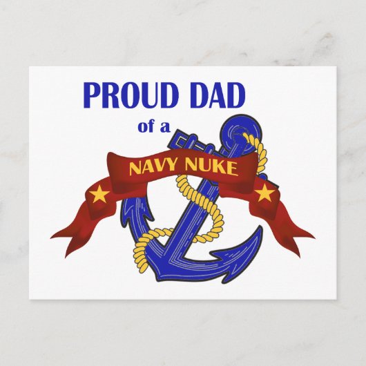 Papa van een Navy Nuke Briefkaart (Voorkant)