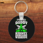 Papa van een nierziekte Krijger van de ziekte van  Sleutelhanger (Voorkant)