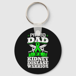 Papa van een nierziekte Warrior Cd Awareness Fath Sleutelhanger
