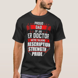 Papa van een noodkamer of dokter t-shirt