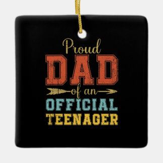 Papa van een officiële tiener keramisch ornament