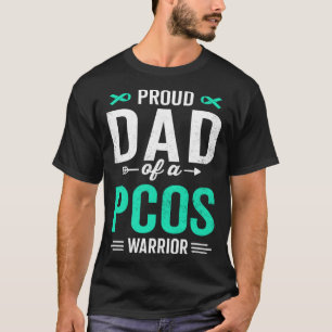 Papa van een PCOS Warrior Survivor Awareness Sup T-shirt