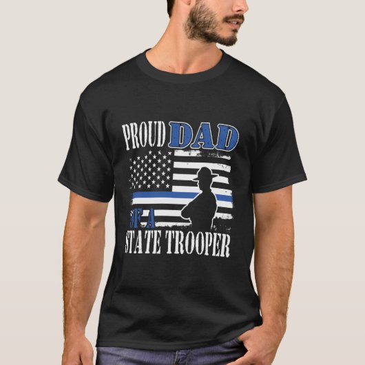 Papa van een politieagent t-shirt (Voorkant)