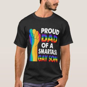 Papa van een Smartass Gay Son Gay Pride LGBT T-shirt