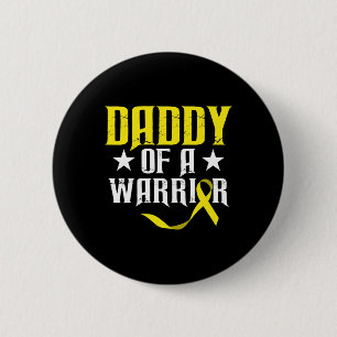 Papa van een strijder bewustzijn kinderkanker 2  ronde button 5,7 cm