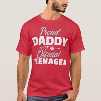 Papa van een tiener 13e verjaardag t-shirt