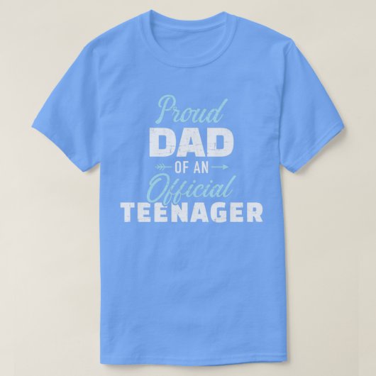 Papa van een tiener 13e verjaardag t-shirt (Design voorkant)