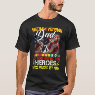 Papa van een Vietnam veteraan mijn zoon dochter is T-shirt