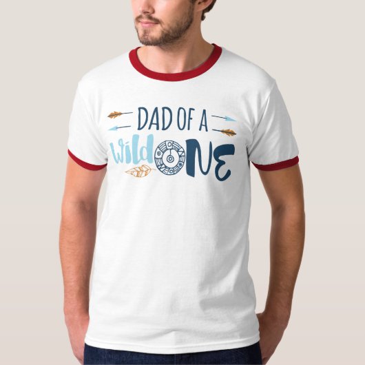 Papa van een Wild One Shirt (Voorkant)