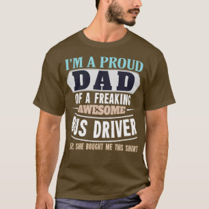 Papa van Geweldige bus, dochter Fatherx27 T-shirt