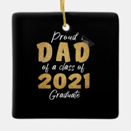 Papa van groep 2021 Afstuderen Keramisch Ornament