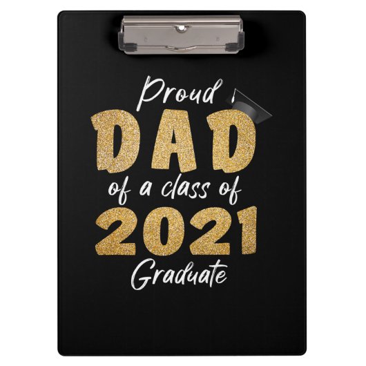 Papa van groep 2021 Afstuderen Klembord (Voorkant)