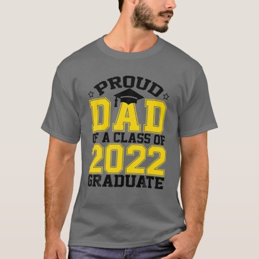 Papa van groep 2022 Afstuderen vader senior 2 T-shirt (Voorkant)