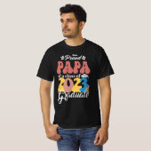 PAPA van groep 2023 Afstuderen Retro 2023 T-shirt (Voorkant volledig)