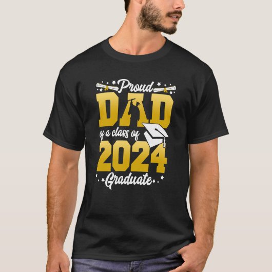 Papa van groep 2024 Afstuderen Afstuderen 2 T-shirt (Voorkant)