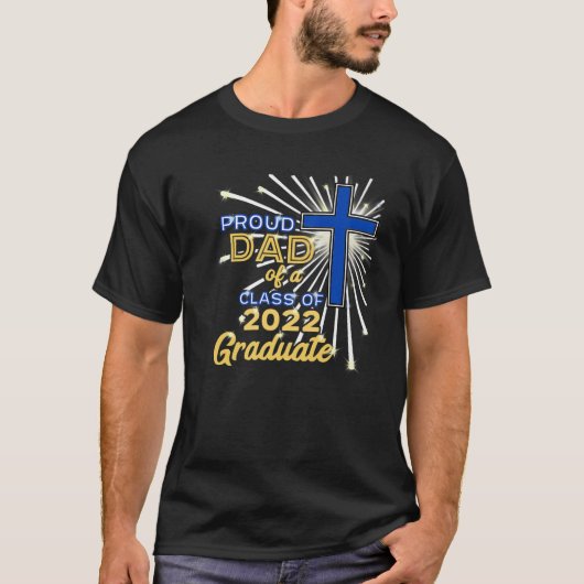 Papa van groep A van 2022 Afstuderen Christelijk G T-shirt (Voorkant)