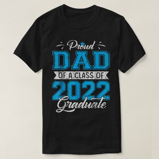 Papa van groep van 2022 Funny Afstuderen senior T-shirt (Design voorkant)