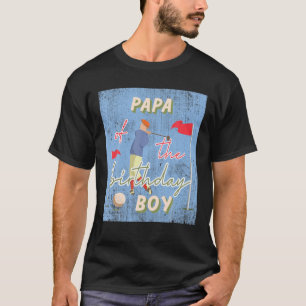 Papa van het 'Birthday Boy Golf'-thema dat beroemd T-shirt