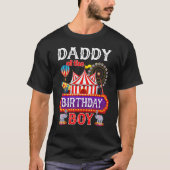 Papa van het Birthday Boy Ringmaster Circus Theme T-shirt (Voorkant)