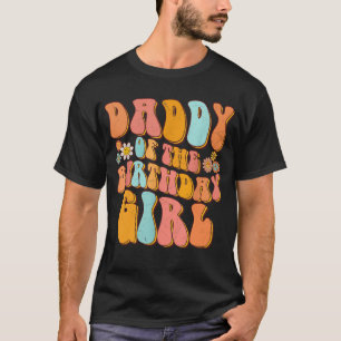 Papa van het Birthday Girl Shirt Groovy Da