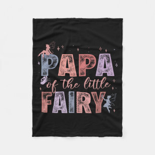 Papa van het kleine fee 1e verjaardag meisje Feeër Fleece Deken