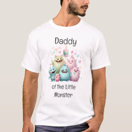 Papa van het kleine monster verjaardag t-shirt
