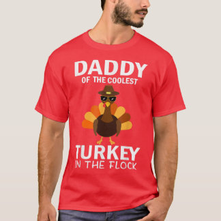 Papa van het koudste Turkije in de kusten Thanksgi T-shirt