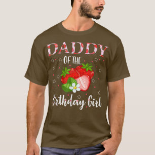Papa van het meisje op de eerste verjaardag Berry T-shirt