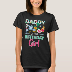 Papa van het meisje van de geboorte Onederland Roz T-shirt