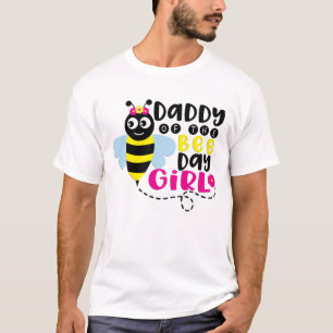 Papa van het meisje van de geboorte t-shirt