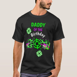 Papa van het shirt van de 'Birthday Boy Laser'-lab