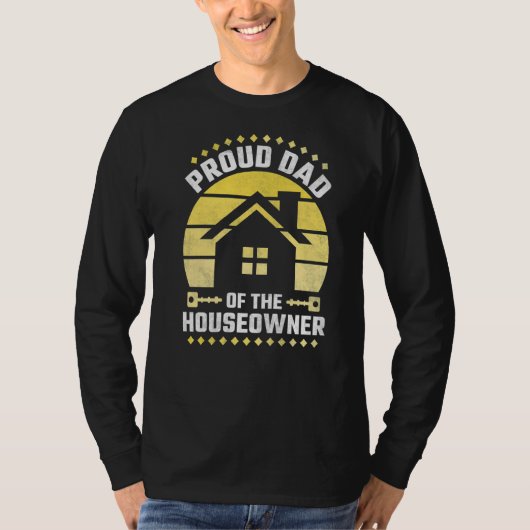 Papa van huiseigenaars t-shirt (Voorkant)