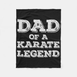 Papa van Karate Legende zoon Dochter Karateka Fleece Deken