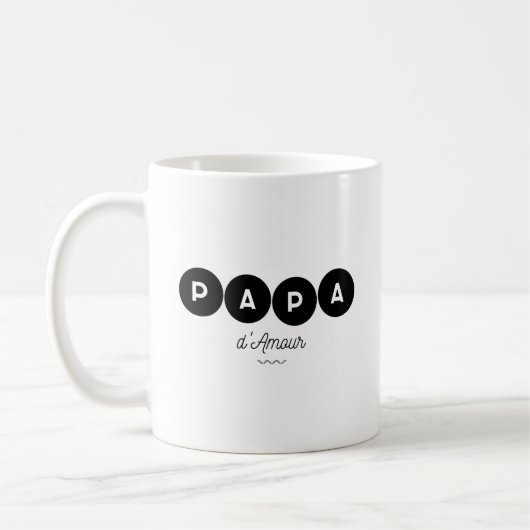 Papa van liefde koffiemok (Links)