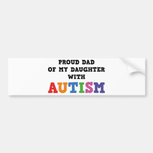 Papa van m'n dochter met autisme bumpersticker