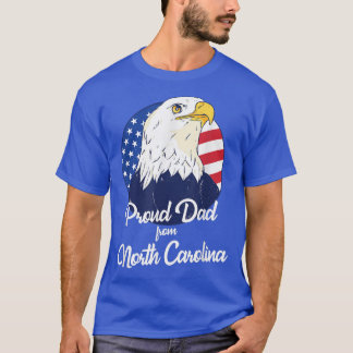 Papa van North Carolina Happy Birthday 4th o T-shirt