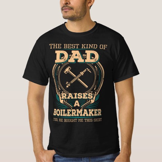 Papa van Proud Boilermaker T-shirt (Voorkant)