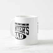 Papa van Proud Lawyer Koffiemok (Voorkant links)