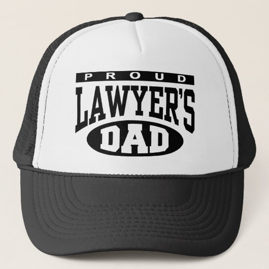 Papa van Proud Lawyer Trucker Pet (Voorkant)
