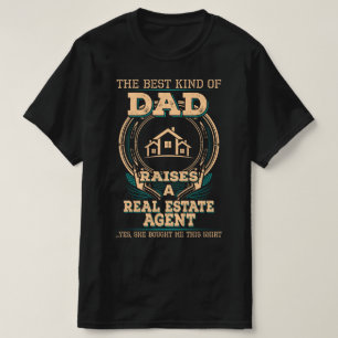 Papa van proud Real Estate Agent T-shirt
