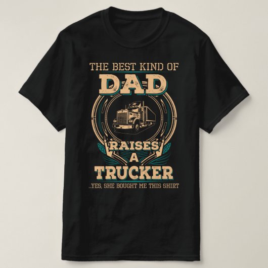 Papa van Proud Trucker T-shirt (Design voorkant)
