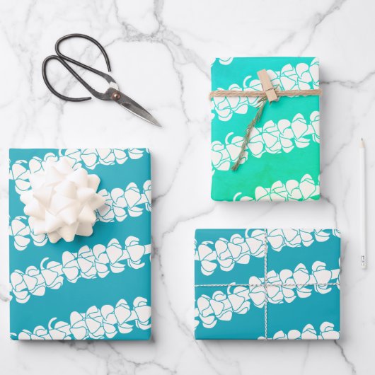 Papa van Puakenikeni lei cadeau inpakpapier (Voorkant)