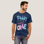 Papa van The Sweet One Brother 1 Birthday Donut T-shirt (Voorkant volledig)