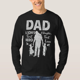 Papa van tweelingen beste vaders dag van de zoon t-shirt