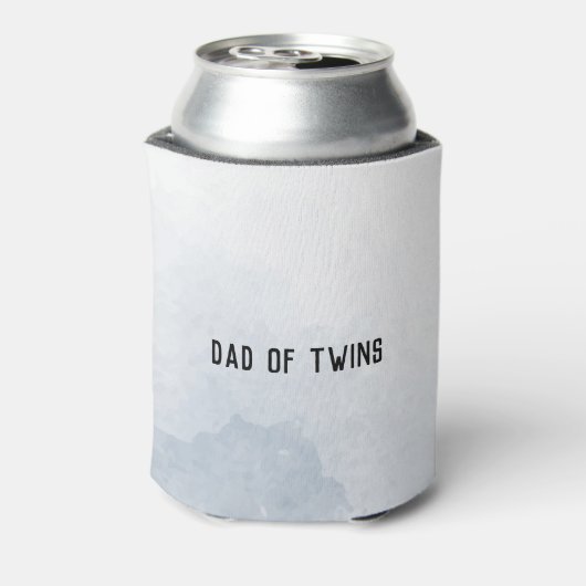 Papa van Tweelingen Blikjeskoeler (Blikje Achterkant)